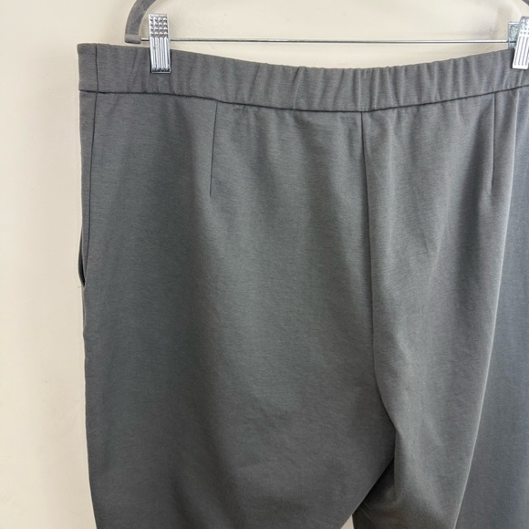 Eileen Fisher Slate Gray Slouchy Ankle Pants Size 1X NWT - Picture 10 of 15